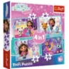 PUZZLE 4w1 Gabby przygoda 34670