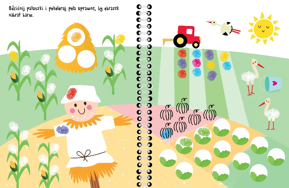 Paluszkowe malowanki. W zagrodzie