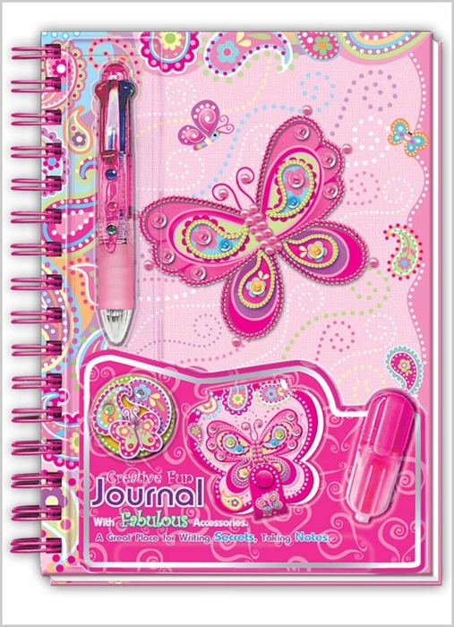 PECOWARE pamiętnik na spirali motylki 533FB 78081