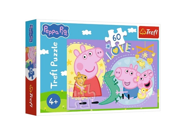 Puzzle 60 Szczęśliwa świnka 17414