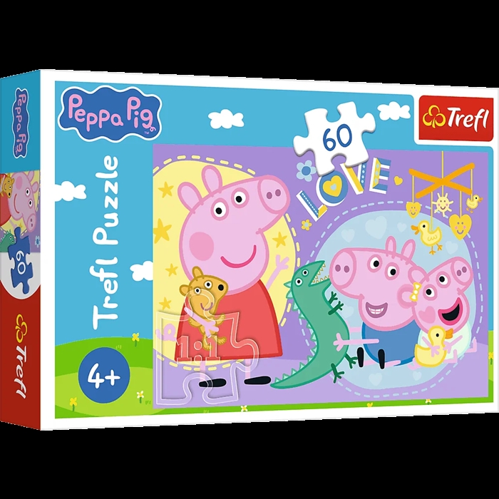 Puzzle 60 Szczęśliwa świnka 17414