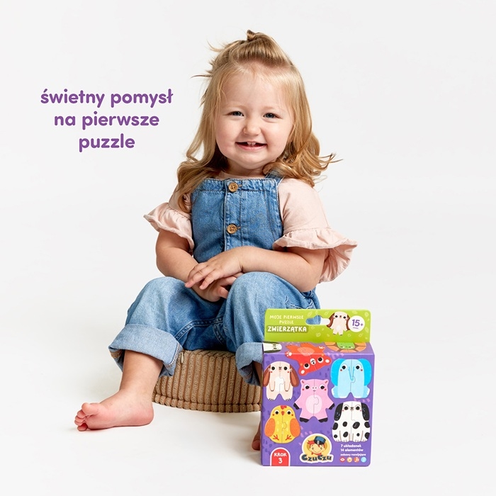 CzuCzu Moje pierwsze puzzle Zwierzątka 15m+