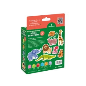 CzuCzu Puzzle progresywne Dzikie zwierzątka 2+