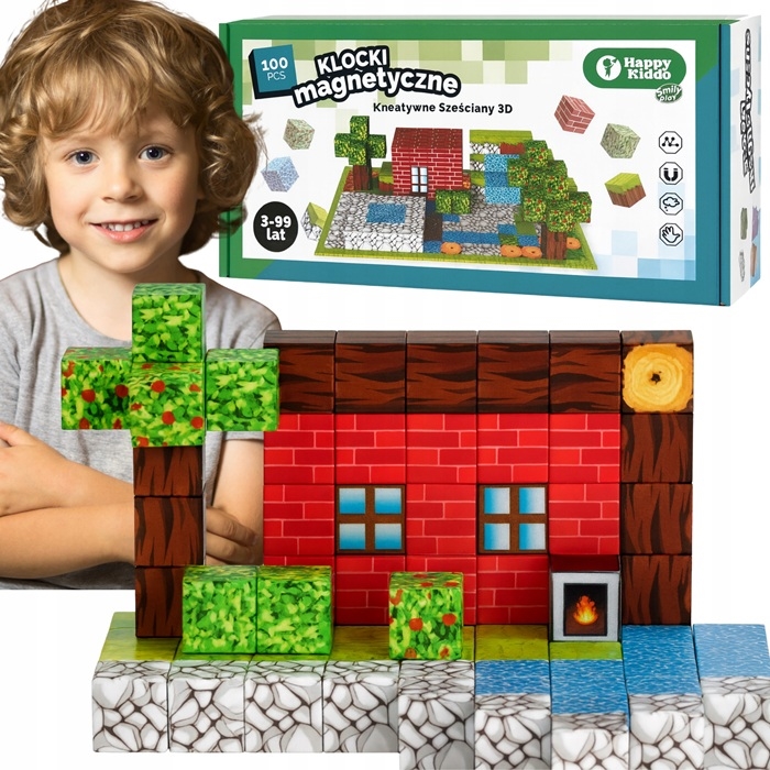 Klocki magnetyczne 100el SmilyPlay SP85305 53051