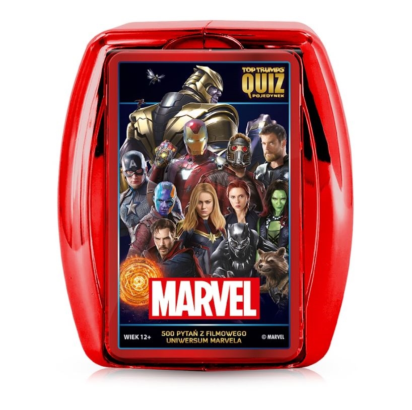 *****TOP TRUMPS quiz 500 pytań Marvel WM00006