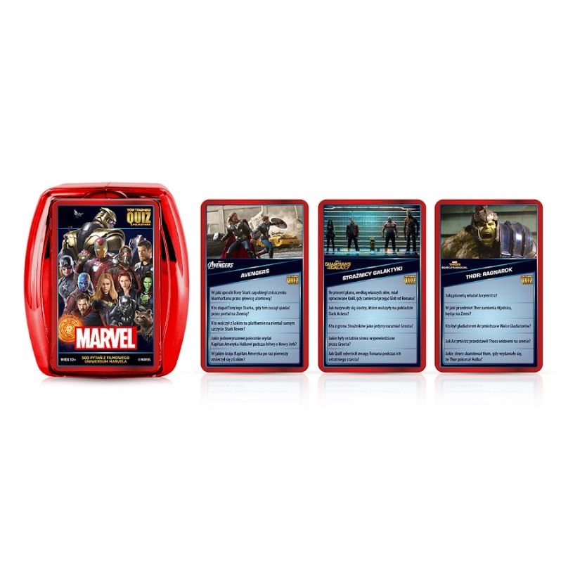 *****TOP TRUMPS quiz 500 pytań Marvel WM00006