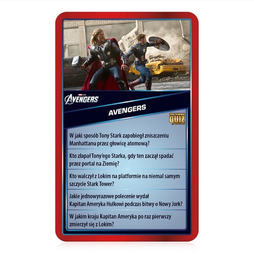 *****TOP TRUMPS quiz 500 pytań Marvel WM00006