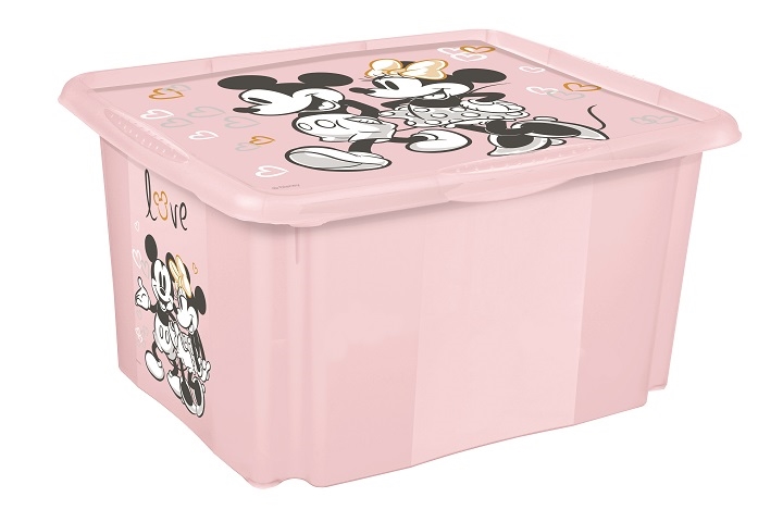 KEEEPER skrzyn.obr.pok.24L Minnie pink 81510