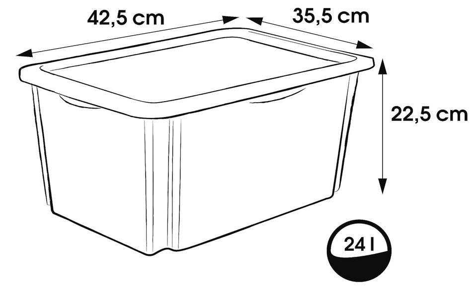 KEEEPER skrzyn.obr.pok.24L Minnie pink 81510