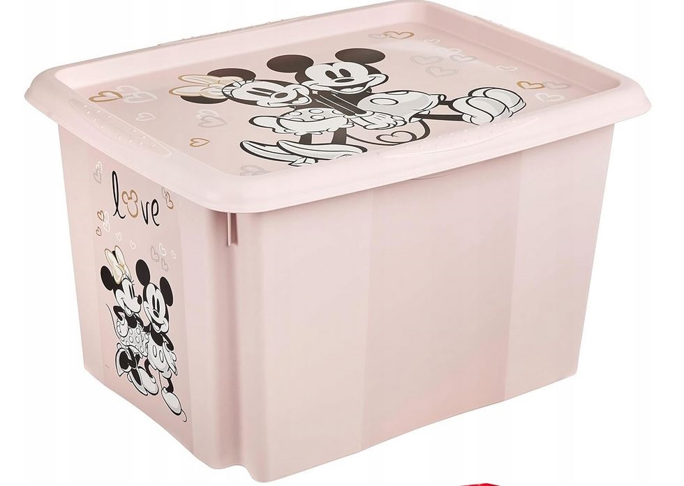 KEEEPER skrzyn.obr.pok.30L Minnie pink 81145