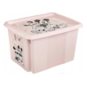 KEEEPER skrzyn.obr.pok.30L Minnie pink 81145