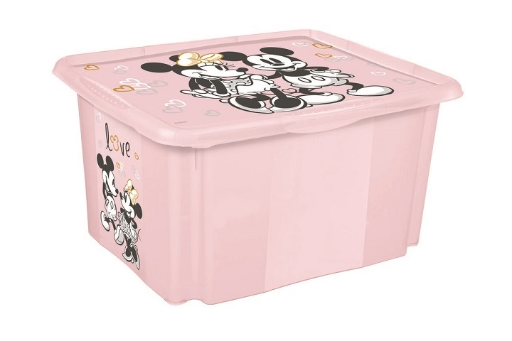 KEEEPER skrzyn.obr.pok.45L Minnie pink 81169