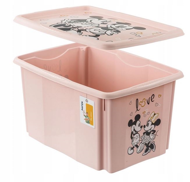 KEEEPER skrzyn.obr.pok.45L Minnie pink 81169