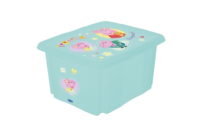 KEEEPER skrzynka z pokrywą 24L Peppa.28864