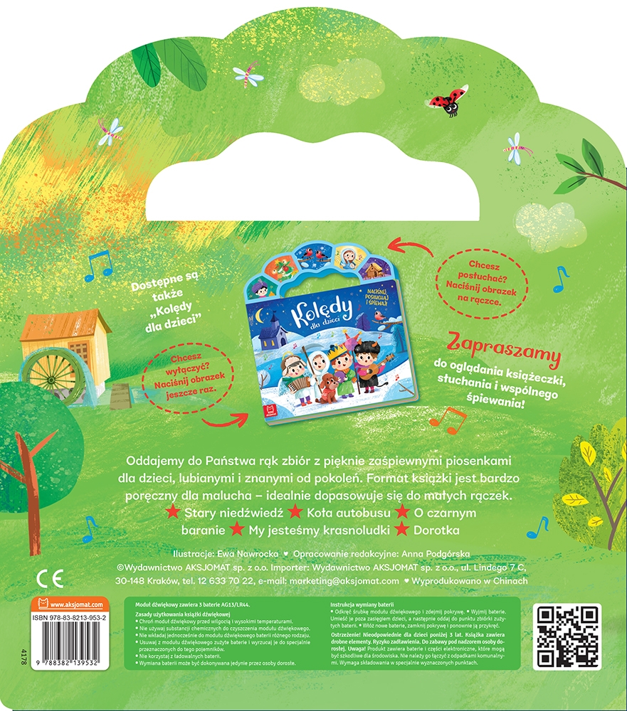 Piosenki dla dzieci. Naciśnij, posłuchaj i śpiewaj