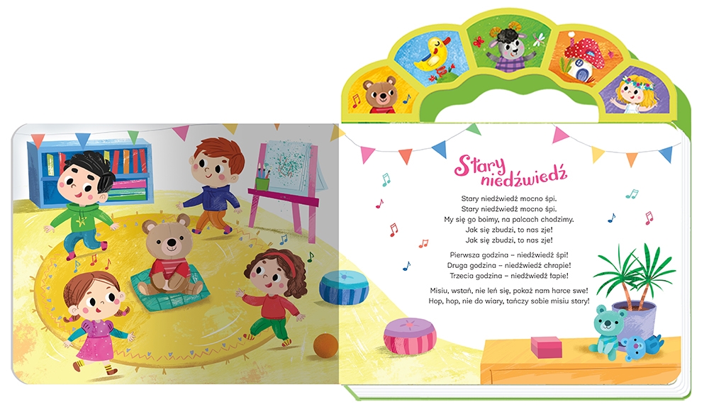 Piosenki dla dzieci. Naciśnij, posłuchaj i śpiewaj