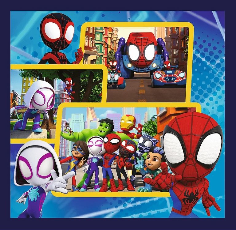 Puzzle 3w1 Pająki i dinozaury 34892