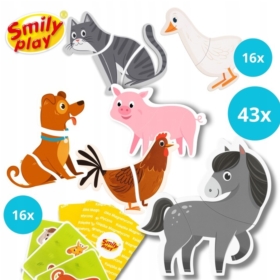 Książka magnetyczna puzzle zwierzęta SP85299 52993