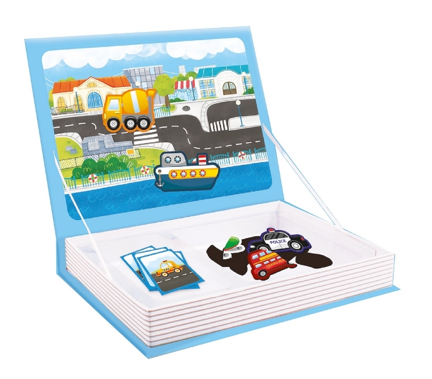 Książka magnetyczna puzzle pojazdy SP85300 53006