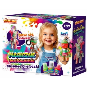 Magiczne malowanie misiowe breloczki
