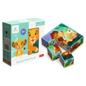 TREFL Zabawka drewn.Block puzzle LionTheKing 62019