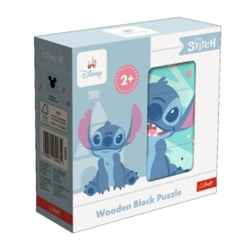 TREFL Zabawka drewn.Block puzzle Lilo_Stitch 62083