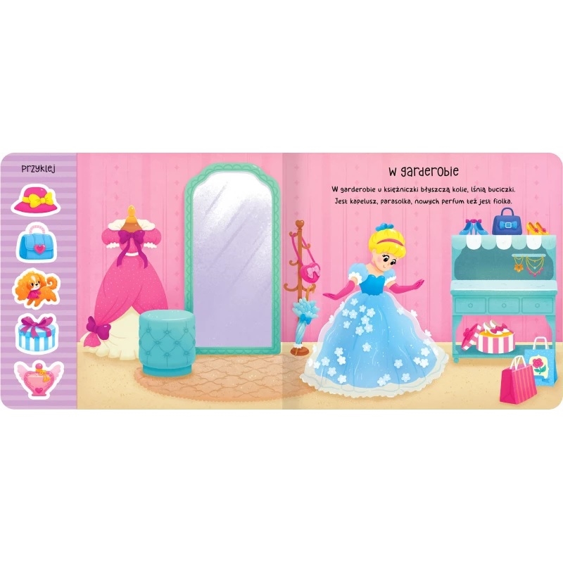 Księżniczki. Książeczka z magnesami