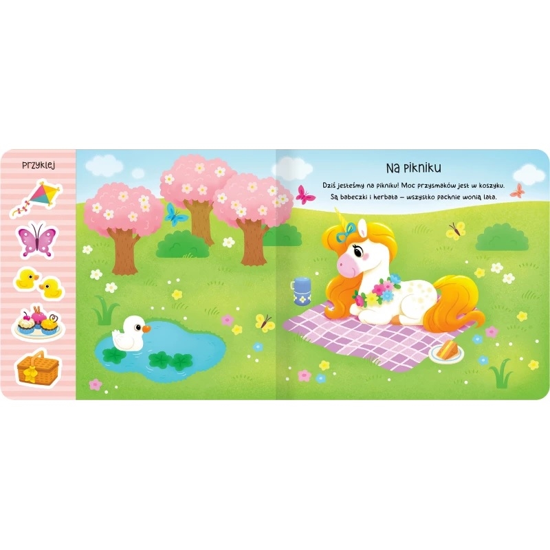 Jednorożce. Książeczka z magnesami