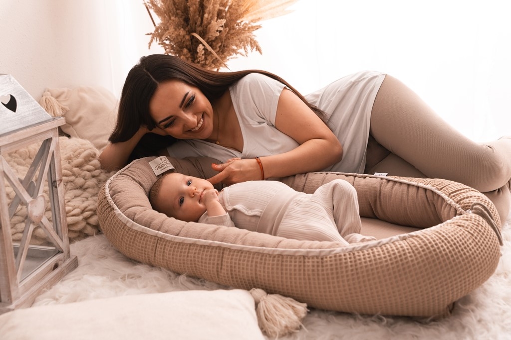 BABYMATEX GNIAZDO/KOKON PRESTIGE MUŚLIN 80x55