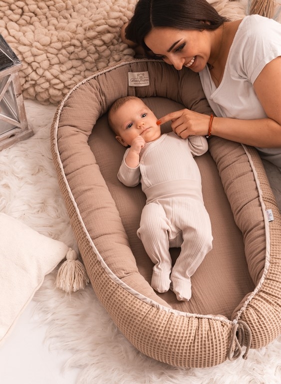 BABYMATEX GNIAZDO/KOKON PRESTIGE MUŚLIN 80x55