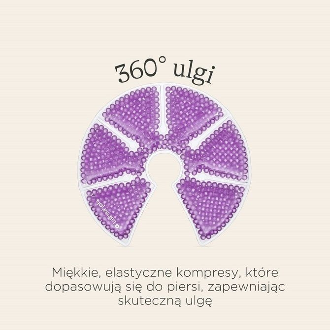 0015 ZESTAW DO TERAPII PIERSI - KOMPRES ŻELOWY LAN