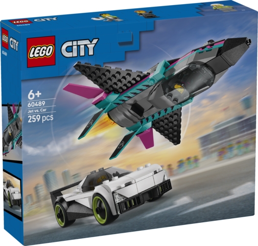 LEGO CITY 60489 ODRZUTOWIEC KONTRA SAMOCHÓD