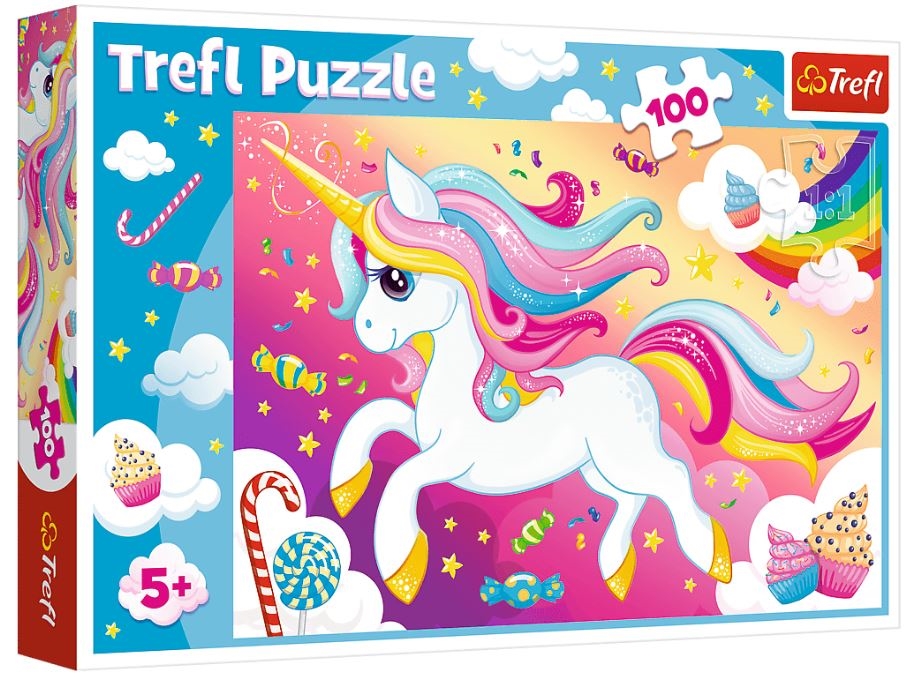 PUZZLE TREFL 100 EL PIEKNY JEDNOROŻEC 16386