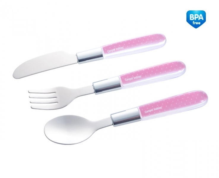 CANPOL SZTUĆCE METALOWE 9/477 PINK