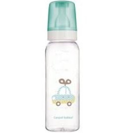 CANPOL BUTELKA SZKLANA DEKOROWANA 240 ML