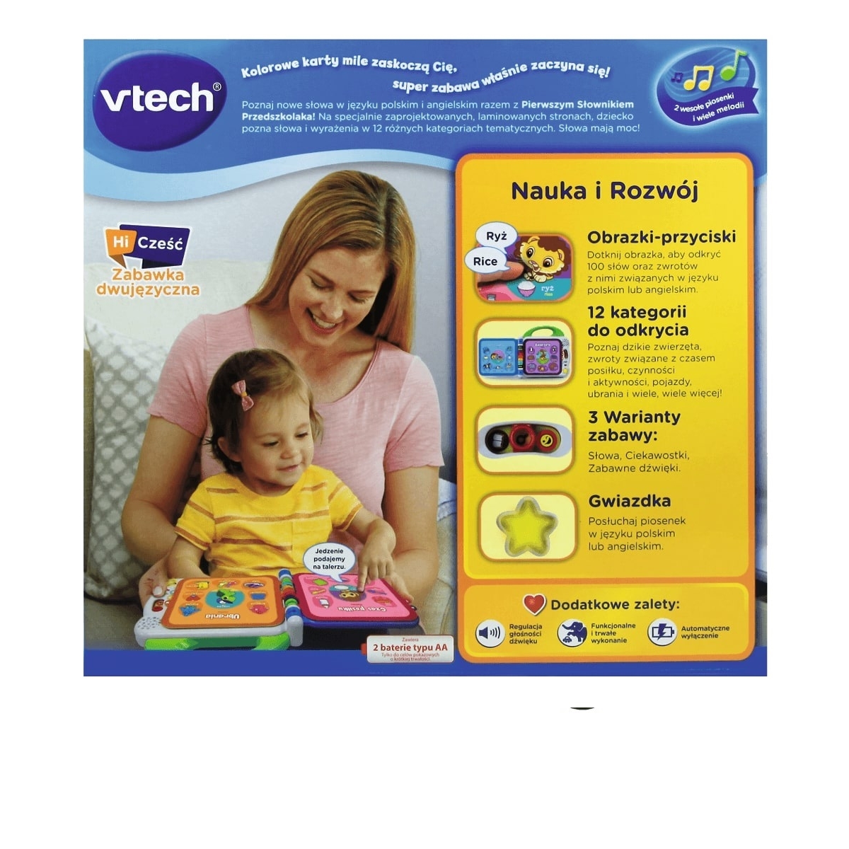 VTECH PIERWSZY SŁOWNIK PRZEDSZKOLAKA 61090
