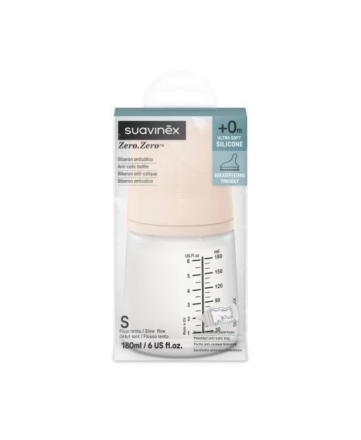 SUAVINEX BUTELKA 180ML ZERO ZERO