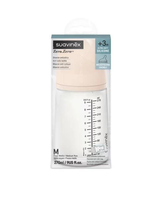SUAVINEX BUTELKA 270ML ZERO ZERO M