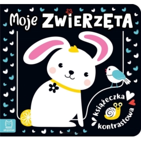 KSIĄŻECZKA KONTRASTOWA MOJE ZWIERZĘTA