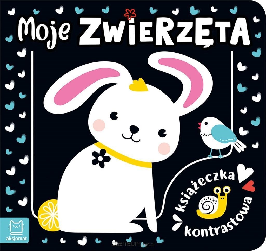 KSIĄŻECZKA KONTRASTOWA MOJE ZWIERZĘTA