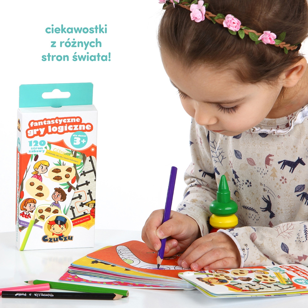 CZUCZU FANTASTYCZNE GRY LOGICZNE 3+