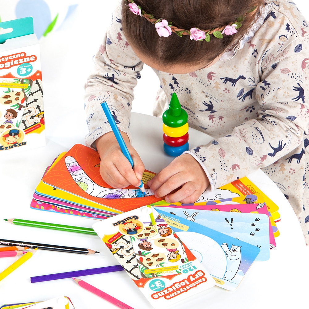 CZUCZU FANTASTYCZNE GRY LOGICZNE 3+