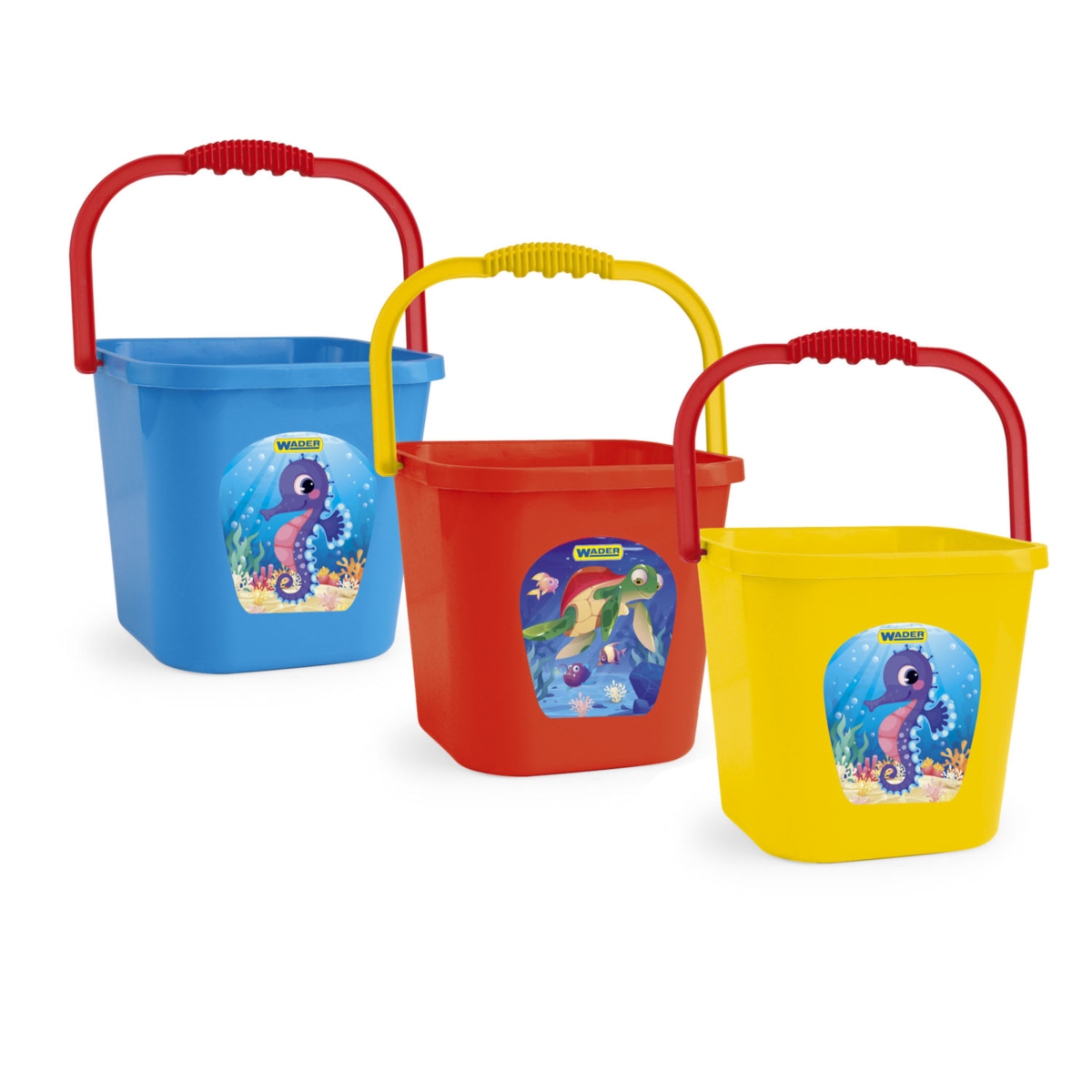 WIADRO 7,5L DUŻE KWADRATOWE