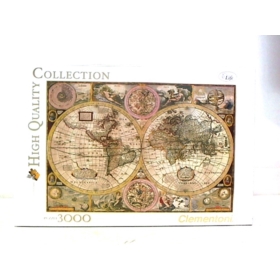 PUZZLE 3000 STARA MAPA KULI ZIEMSKIEJ