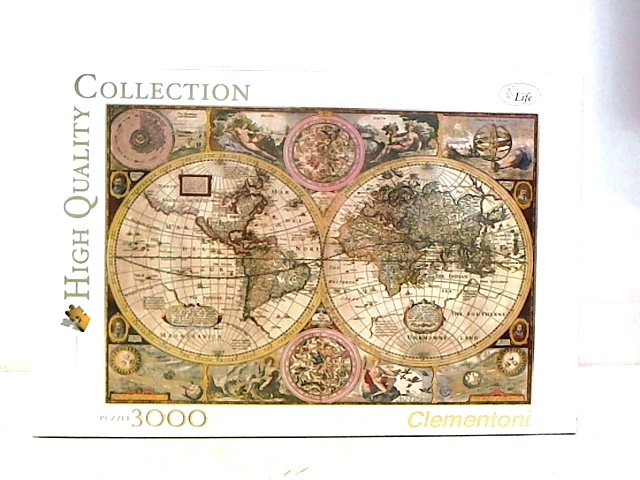 PUZZLE 3000 STARA MAPA KULI ZIEMSKIEJ