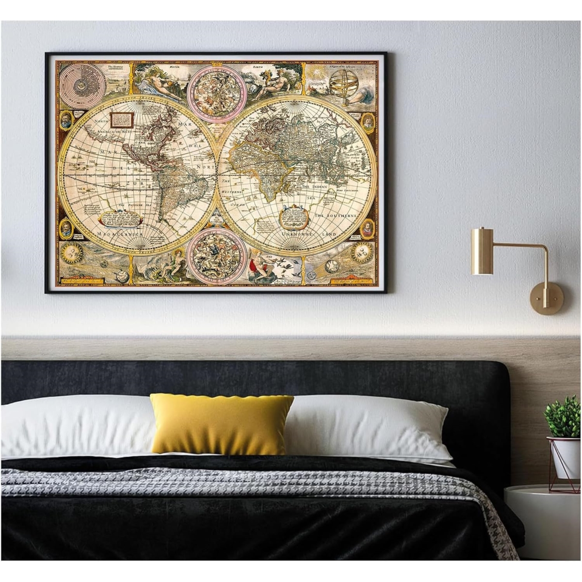 PUZZLE 3000 STARA MAPA KULI ZIEMSKIEJ