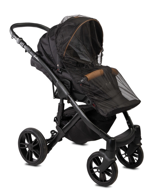 CARETERO MOSKITIERA NA WÓZEK UNIWERSALNA CZARNA