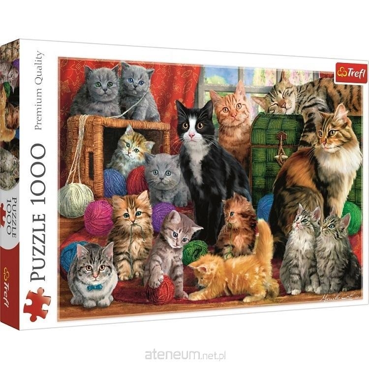 Puzzle 1000 el. Kocie Spotkanie Trefl 10555