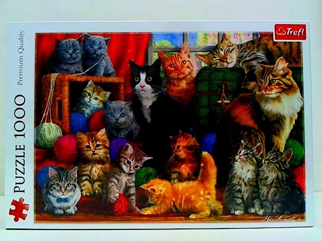 Puzzle 1000 el. Kocie Spotkanie Trefl 10555