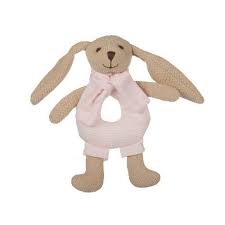 CANPOL GRZECHOTKA PLUSZOWA RÓZOWA KRÓLICZEK